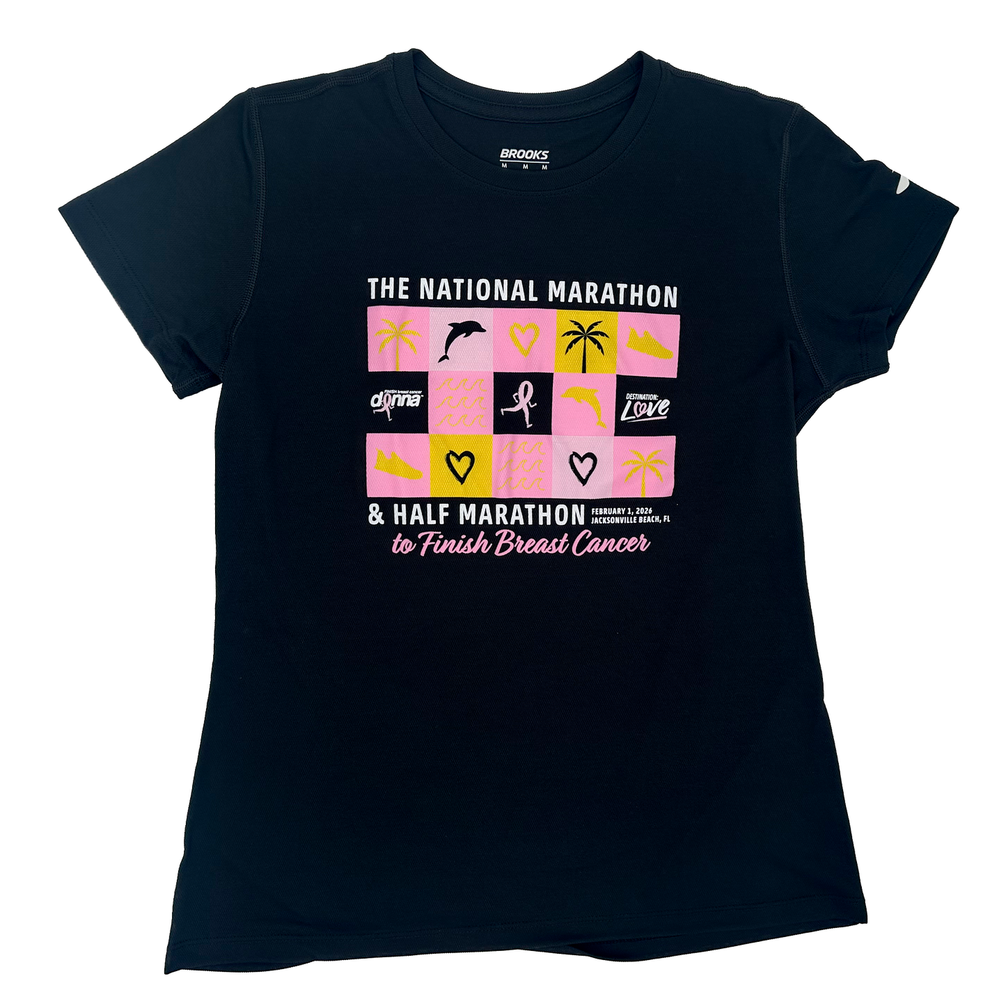 Brooks Running Women's Podium Short Sleeve | Destination: Love Mosaic Edition