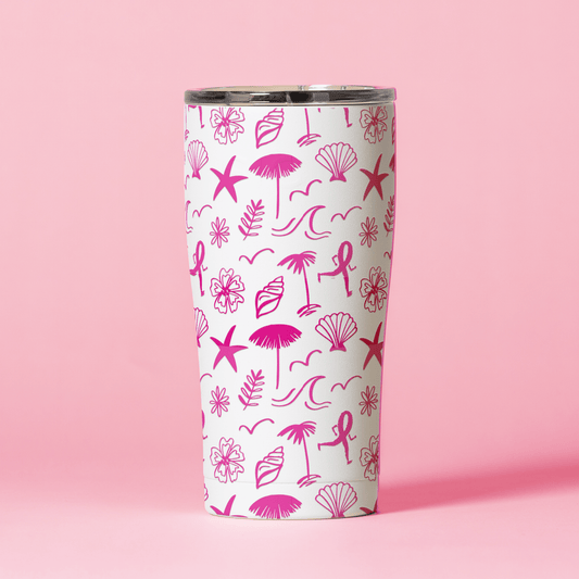 20 oz. Tumbler | SIC X DONNA Run with a Purpose - Matte White