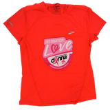 Brooks Running Women’s Sprint Free Short Sleeve – Cayenne | Destination: Love Medal Edition