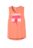 Celebrate Every Mom | Sunset Flowy Scoop Muscle Tank