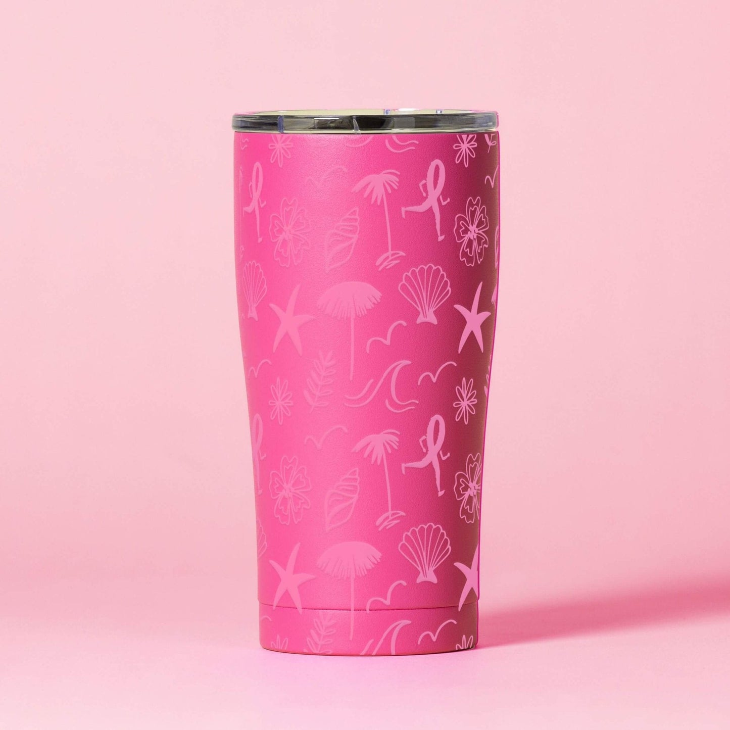 20 oz. Tumbler | SIC X DONNA Run with a Purpose - Matte Pink