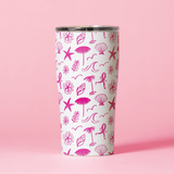 20 oz. Tumbler | SIC X DONNA Run with a Purpose - Matte White